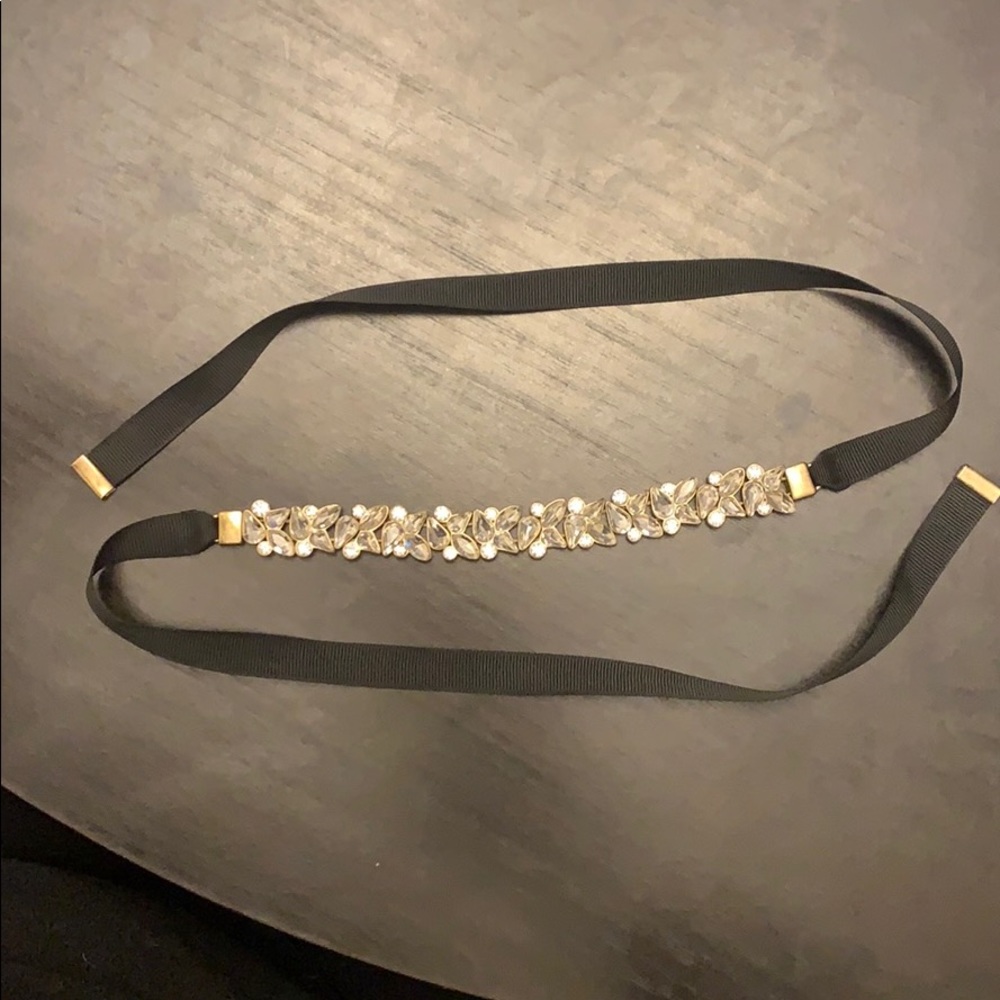 BaubleBar Crystal Ribbon Choker or Hair Piece